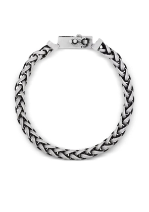 Saint Laurent wheat-chain bracelet - Silver