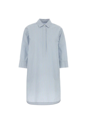 Woolrich striped shirt midi dress - Blue