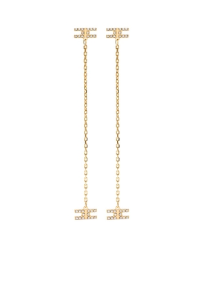 Elisabetta Franchi crystal-embellished earrings - Gold