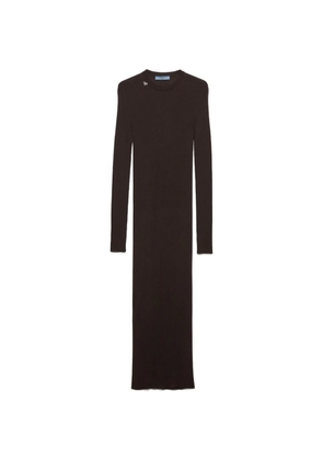 Prada wool midi dress - Brown