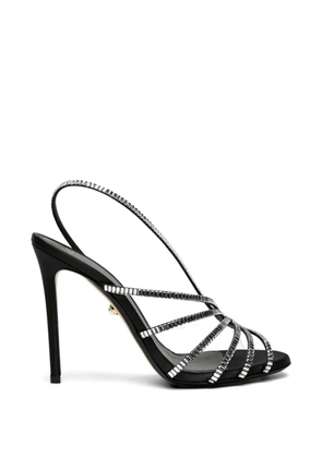 Alevì Star Xtal crystal-embellished sandals - Black