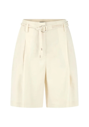 MARCCAIN Warangal rope belt shorts - Neutrals
