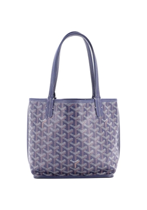 Goyard Pre-Owned Anjou Reversible Tote Coated Canvas Mini satchel - Blue