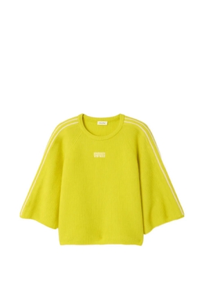 American Vintage Vitow shoulder-stripe sweater - Yellow