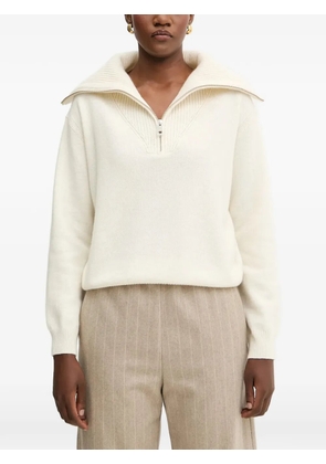 Liviana Conti Andy zip cardigan - White