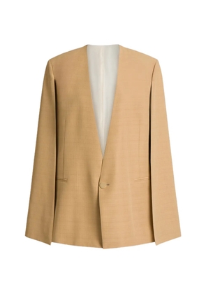 Alberta Ferretti button long-sleeve blazer - Neutrals