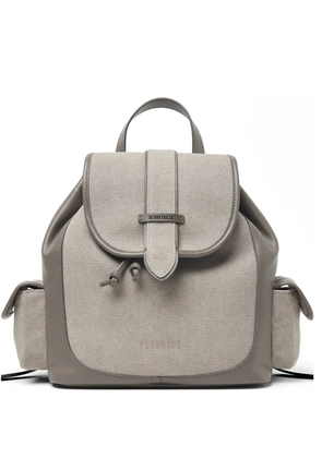 Peserico flap-pocket backpack - Grey