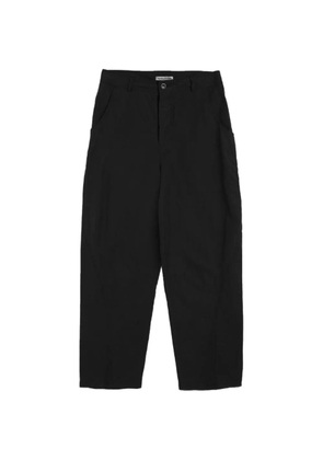YMC button-detail trousers - Black