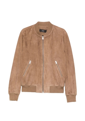 Arma Didier suede bomber jacket - Brown