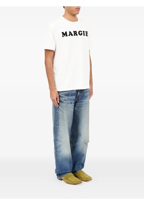 MM6 Maison Margiela graphic-print cotton T-shirt - White
