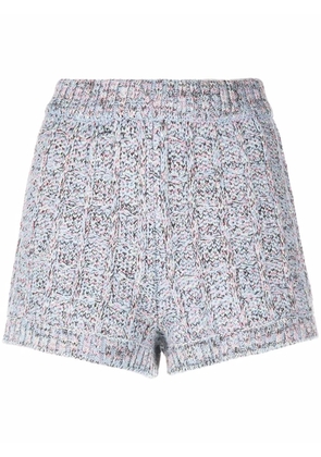 Missoni chunky-knit shorts - Blue