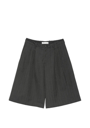 OUR LEGACY pinstripe tailored shorts - Grey