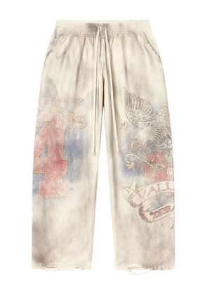 Vale Nostalgia graphic-print track pants - Neutrals