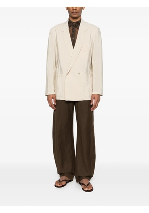 LEMAIRE double-breasted blazer - Neutrals