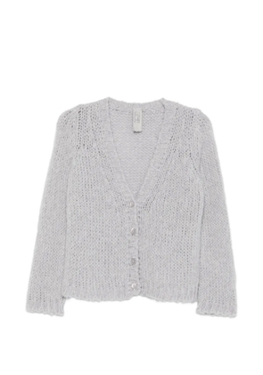 Private 0204 V-neck cardigan - Grey