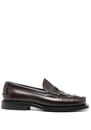 Hereu Nombela woven leather loafers - Brown