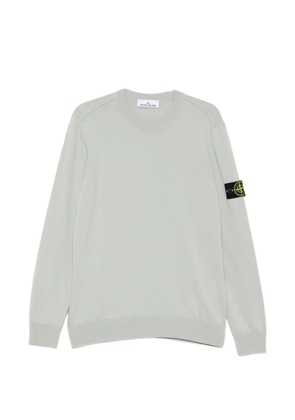 Stone Island logo-patch sweater - Grey