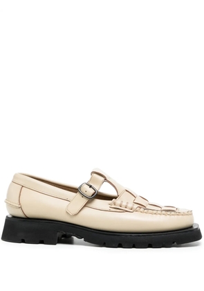 Hereu Soller Sport leather loafers - Yellow