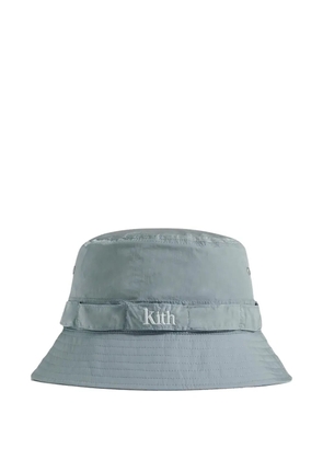 KITH wrinkle serif bucket hat - Blue