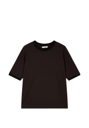 TOMBOY striped short sleeve T-shirt - Black