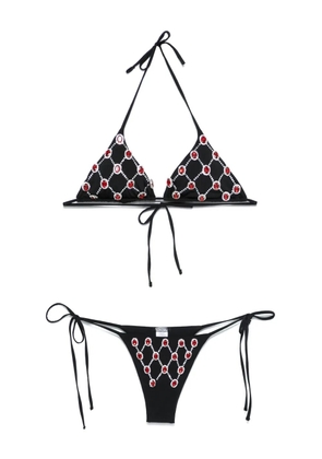 VENUJA crystal-embellished bikini - Black