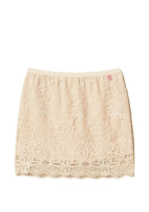 TWINSET lace skirt - Neutrals