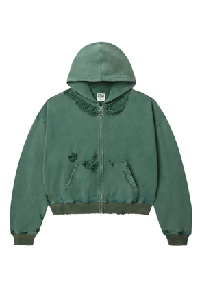 Vale zip-closure hoodie - Green