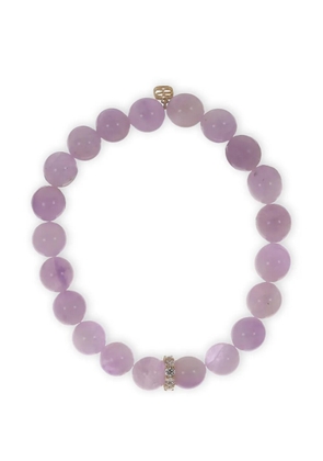 Sydney Evan large Rondelle amethyst and diamond bracelet - Purple