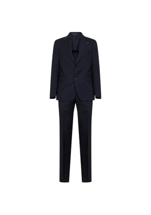 Tagliatore peak-lapel suit - Blue