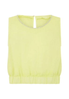 120% Lino linen top - Yellow