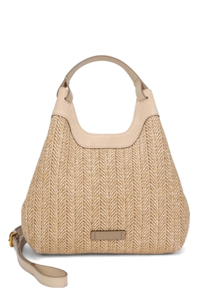GIANNI CHIARINI herringbone tote bag - Neutrals
