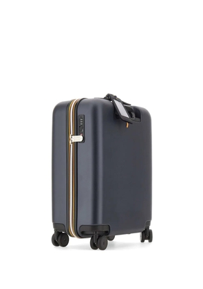 K-Way logo pattern luggage - Blue