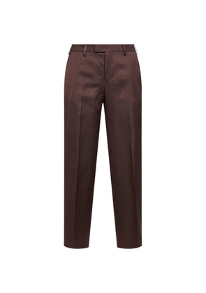 PT Torino textured trousers - Brown