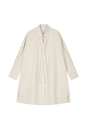 TOMBOY relaxed collar dress - Neutrals