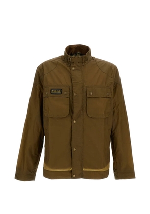 Barbour International Merton logo-patch jacket - Neutrals