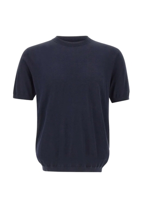 Kangra short-sleeve ribbed sweater - Blue