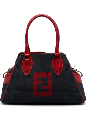 Fendi Pre-Owned 2000-2010 Denim Etniko Du Jour handbag - Blue