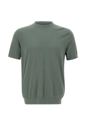 DIKTAT short-sleeve crew-neck sweater - Green