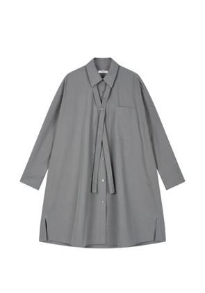 TOMBOY collar relaxed dress - Grey