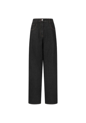TOMBOY straight denim trousers - Black