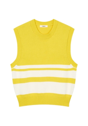 TOMBOY striped vest - Yellow