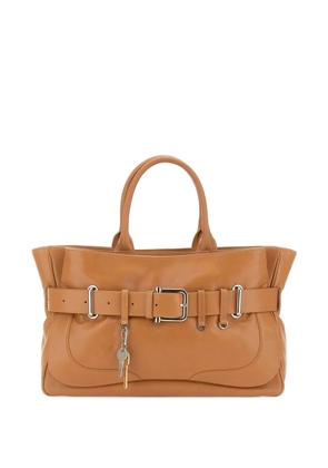 Osoi Tote Brocle leather bag - Brown