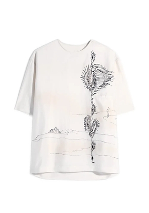 LEMAIRE button printed T-shirt - Neutrals