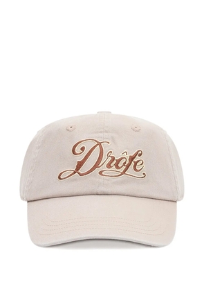 Drôle De Monsieur Casquette embroidered baseball cap - Neutrals