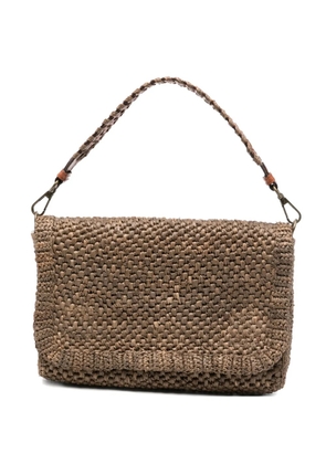 IBELIV Opera raffia tote bag - Brown