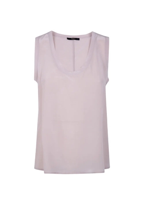 Seventy u-neck sleeveless top - Pink