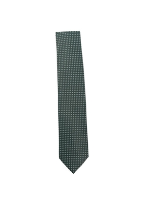 Brioni patterned tie - Green