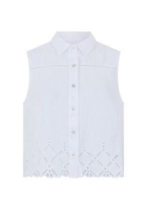 120% Lino buttoned shirt - White