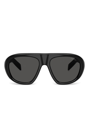 Prada Eyewear wrap-frame tinted sunglasses - Black