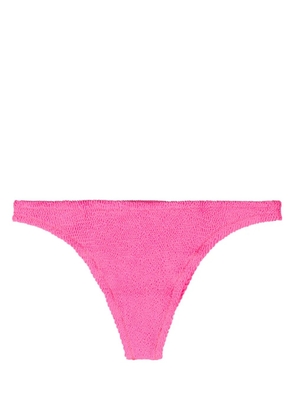 MC2 Saint Barth crinkled bikini bottoms - Pink